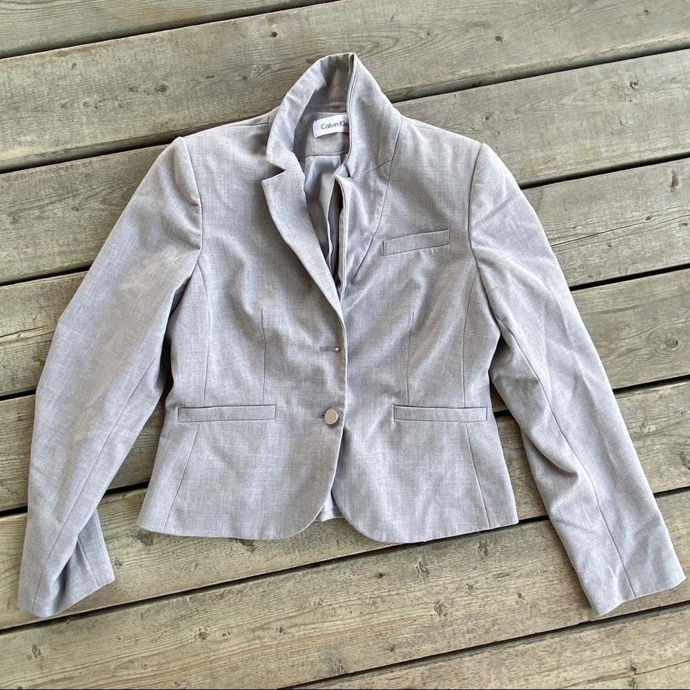 Calvin Klein Grey Blazer